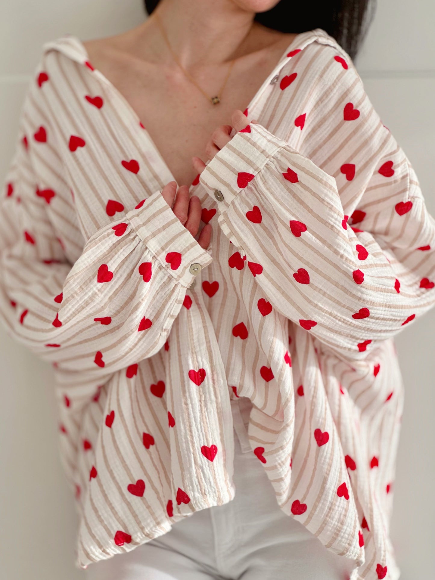 Luchtige mousseline blouse voor vrouwen – Isa