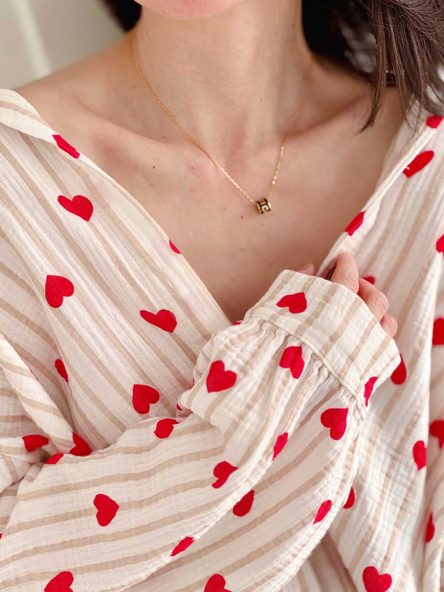 Luchtige mousseline blouse voor vrouwen – Isa
