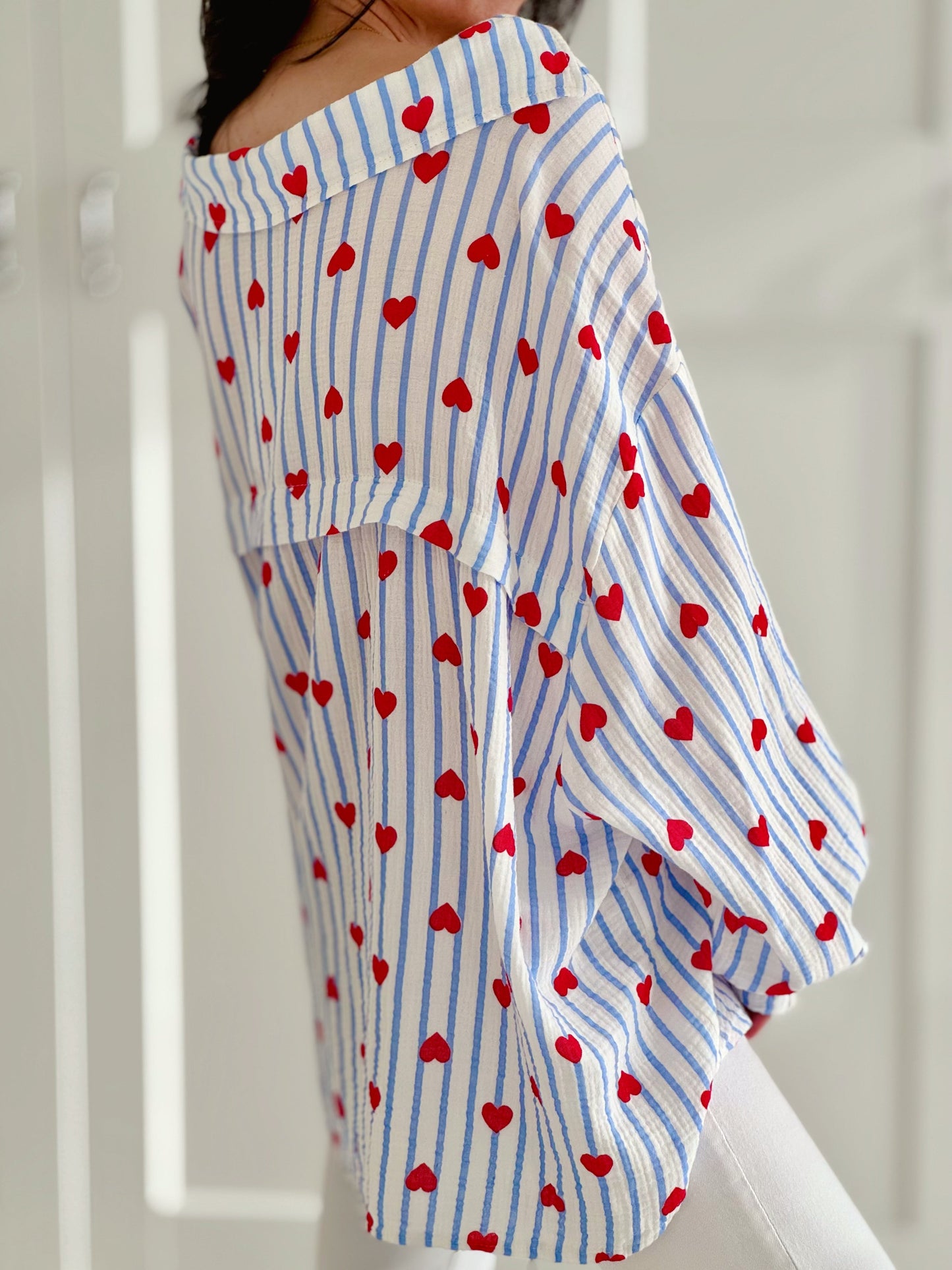 Luchtige mousseline blouse voor vrouwen – Isa