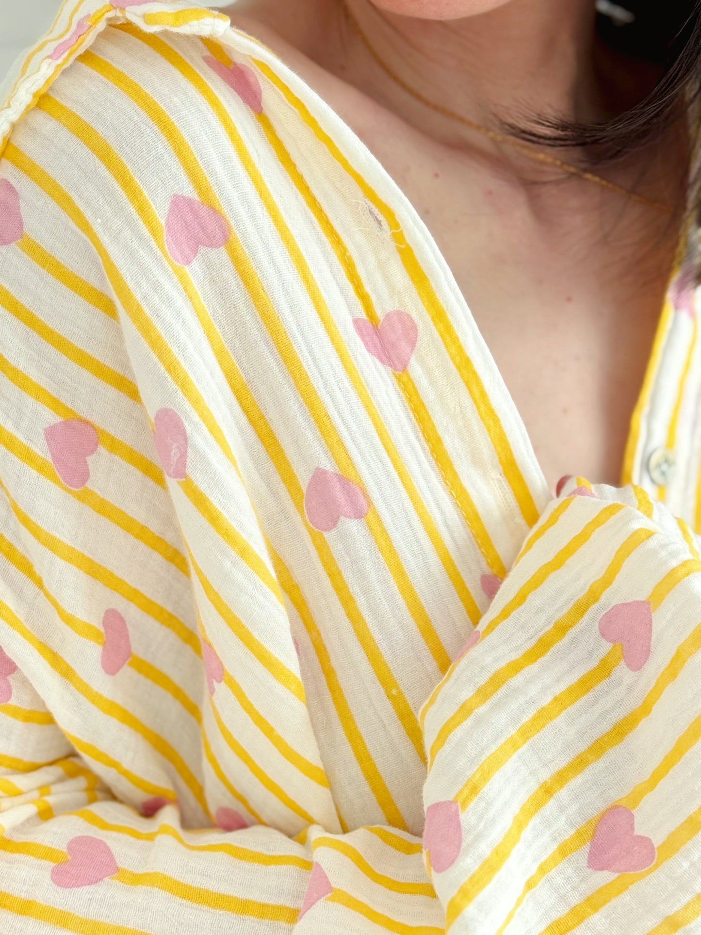 Luchtige mousseline blouse voor vrouwen – Isa