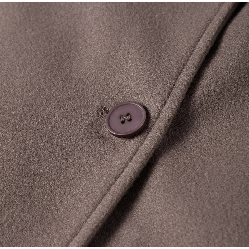Oversized damesjas met knopen voor winterstijl – Yvina