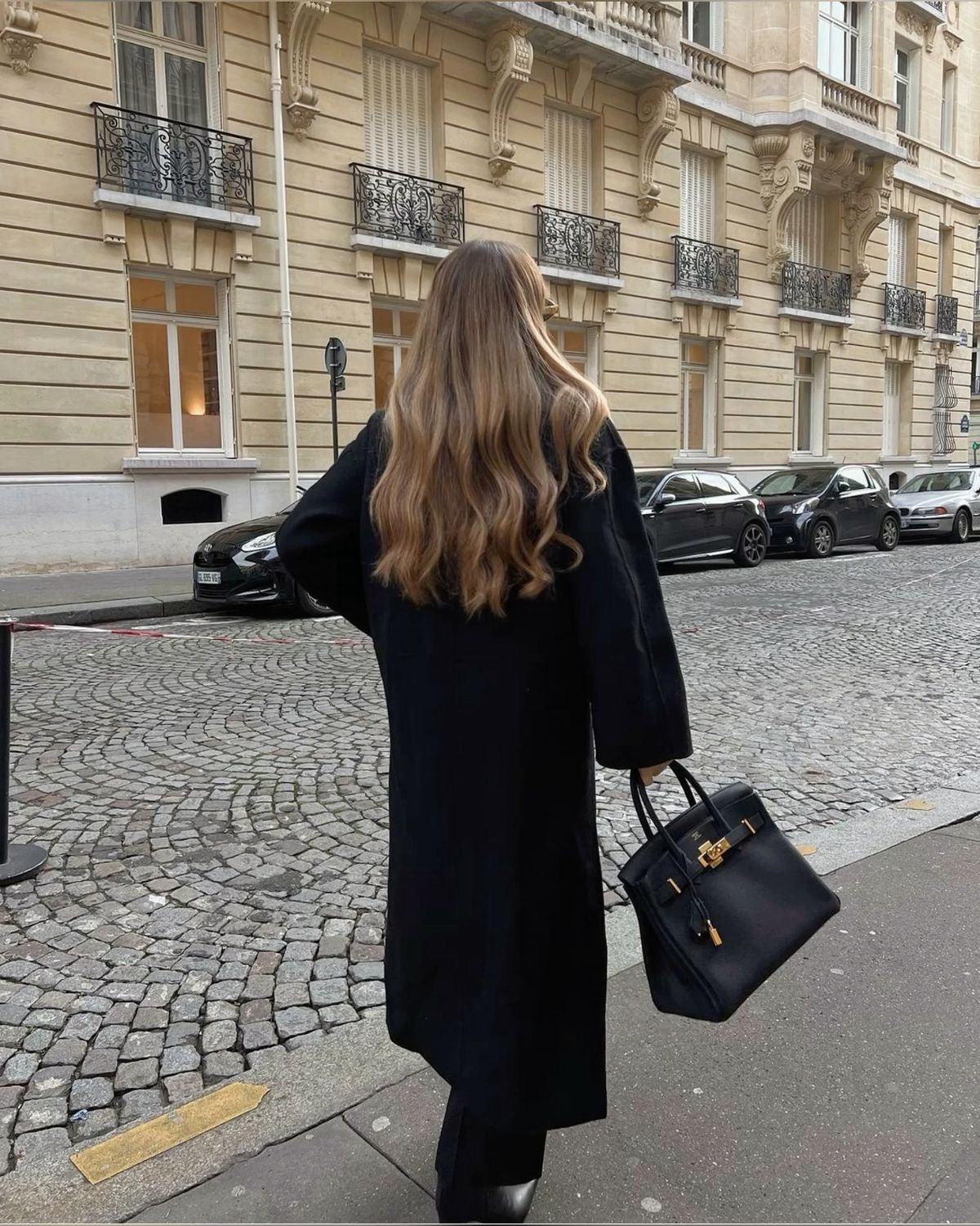 Oversized damesjas met knopen voor winterstijl – Yvina