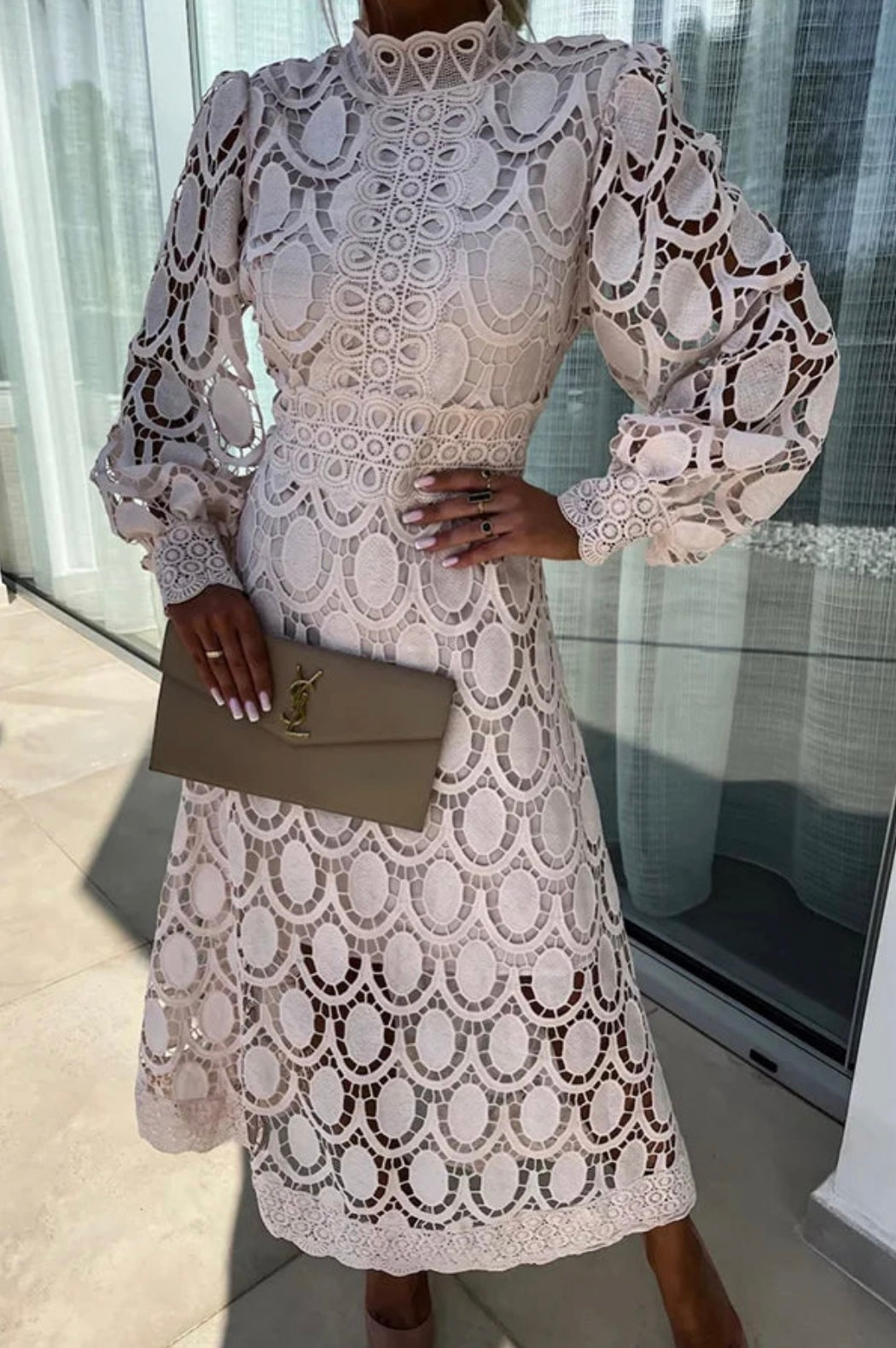 Midi Jurk met Elegante Pasvorm voor Dames – Charlotte