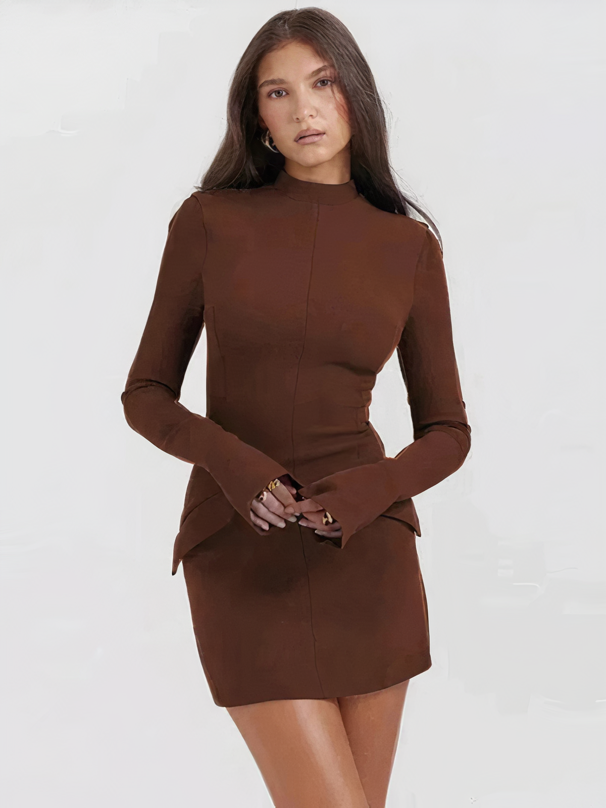 Elegante Aansluitende Mini Jurk voor Dames – Francina