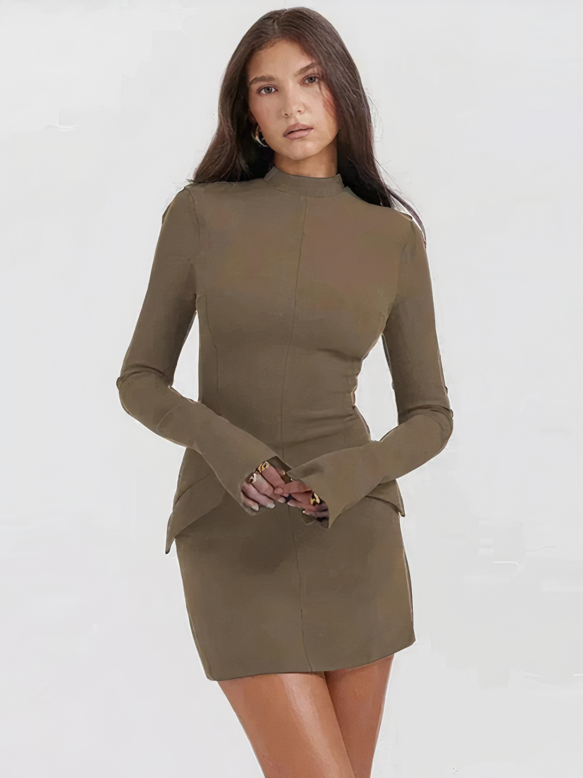 Elegante Aansluitende Mini Jurk voor Dames – Francina
