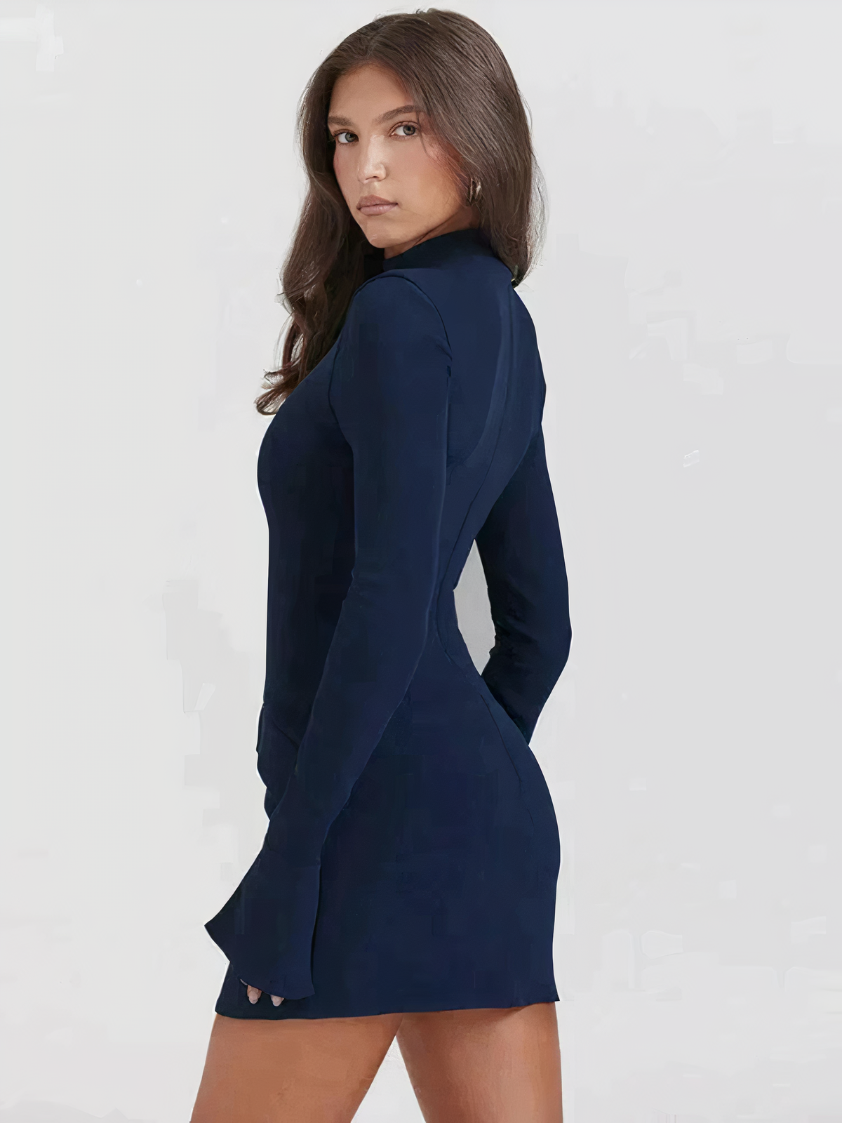 Elegante Aansluitende Mini Jurk voor Dames – Francina