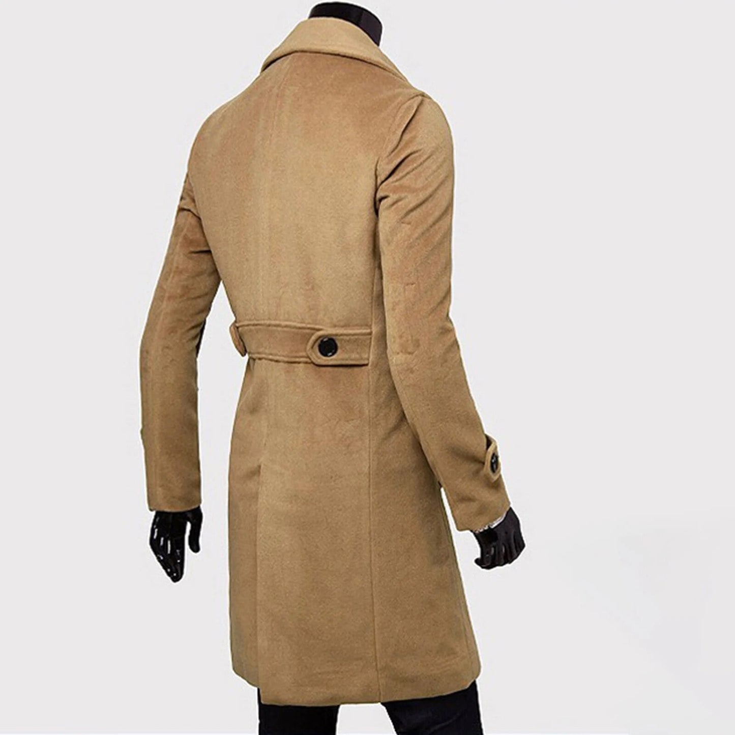 Britse Winddichte Trenchcoat met Dubbele Rij Knopen – Hugo