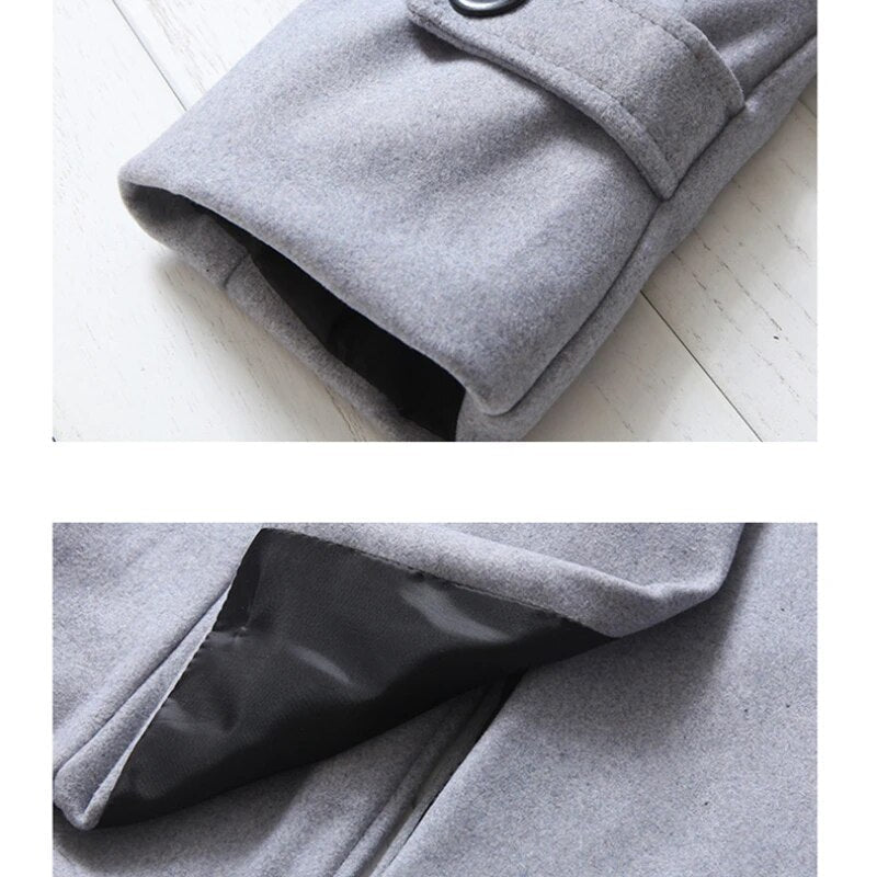 Britse Winddichte Trenchcoat met Dubbele Rij Knopen – Hugo