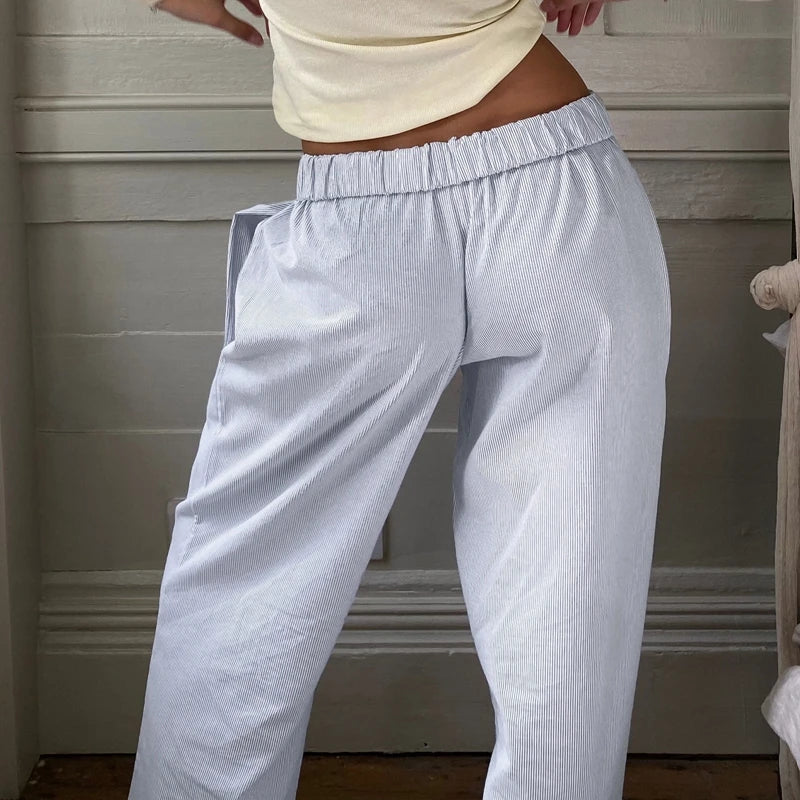 Linnen broek voor dames met elegante fit – Laura