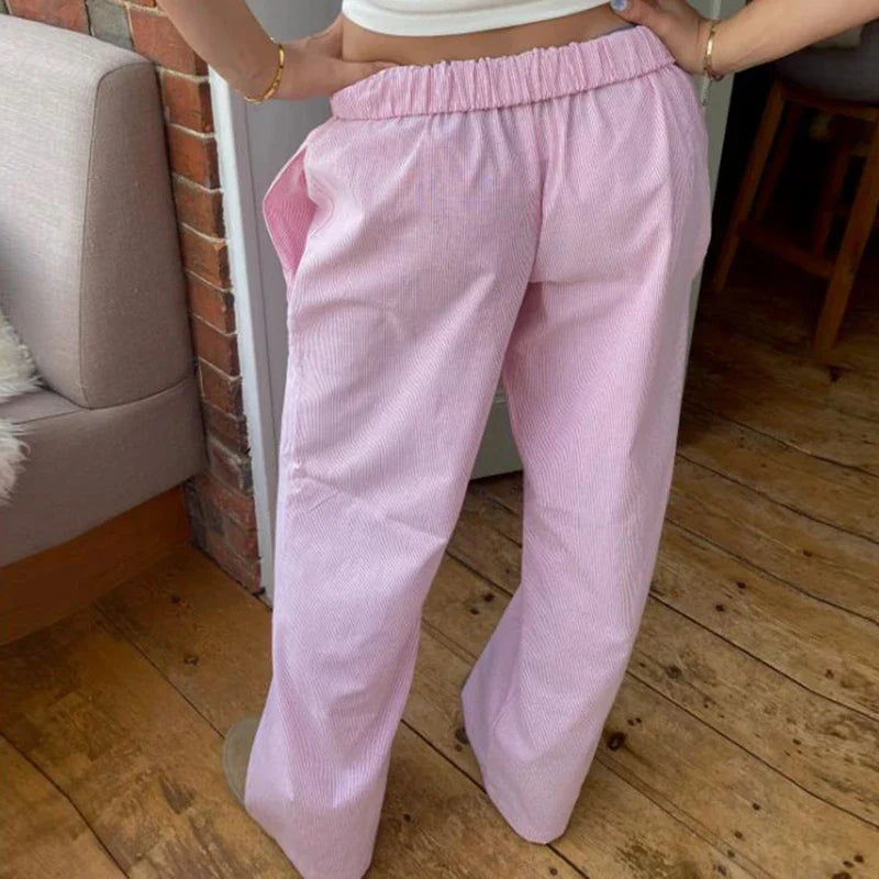 Linnen broek voor dames met elegante fit – Laura