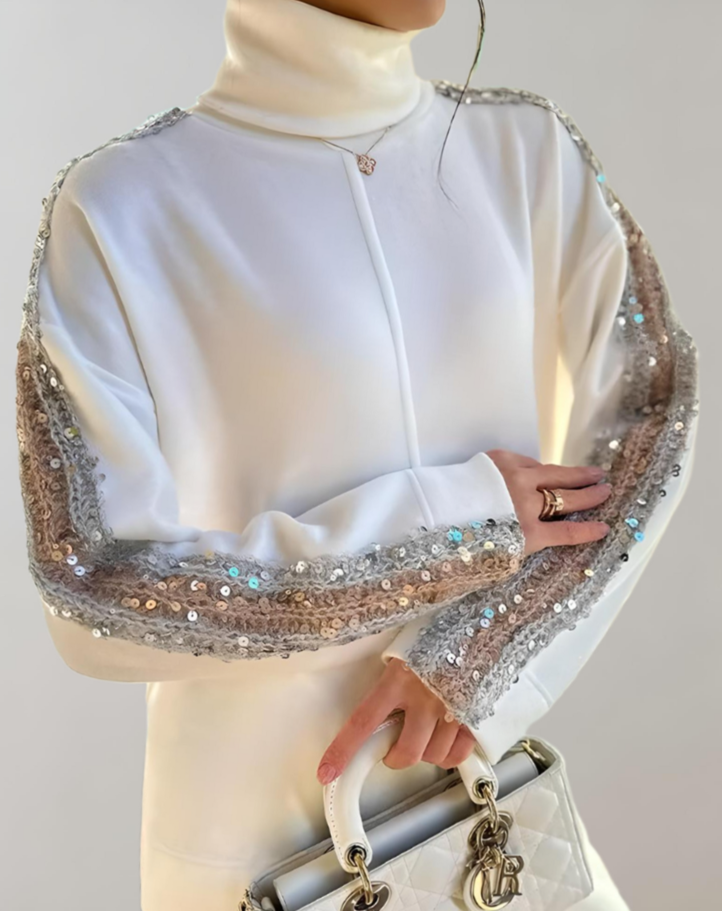 Tweedelige Glitterset Met Coltrui – Elara