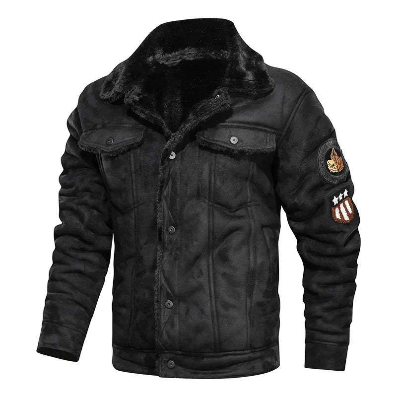 Warme leren winterjas voor heren – Max