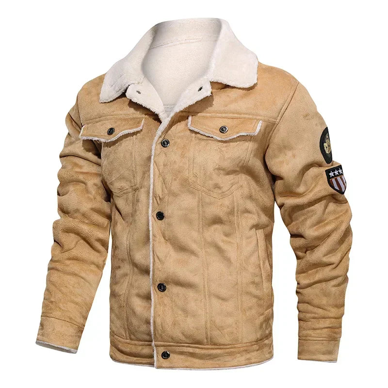 Warme leren winterjas voor heren – Max