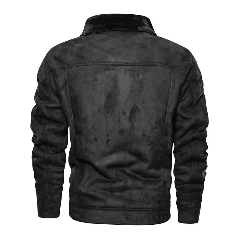 Warme leren winterjas voor heren – Max