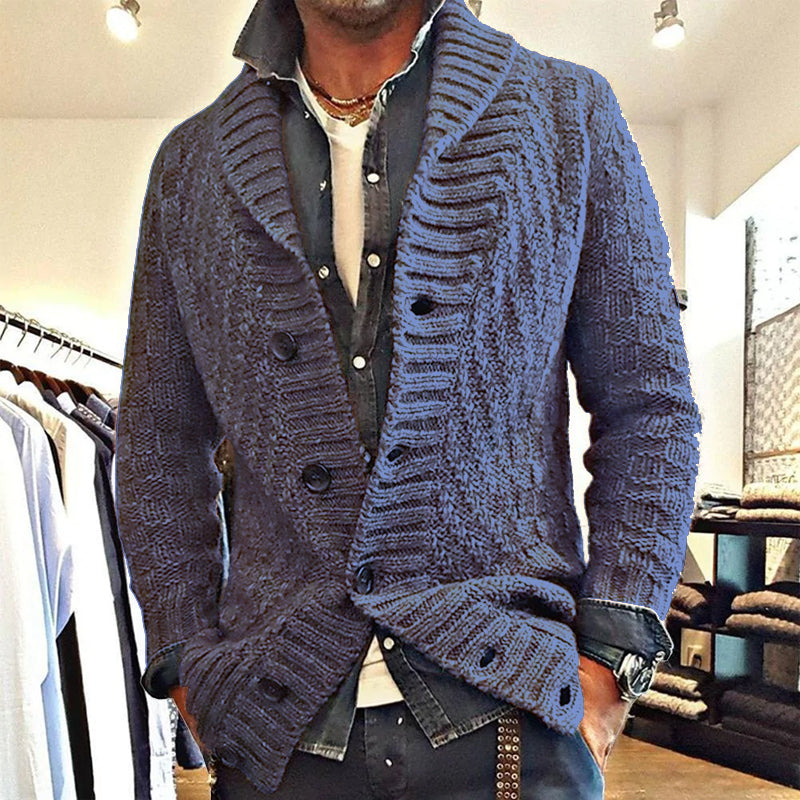 Warm en comfortabel gebreid vest voor heren – Levi