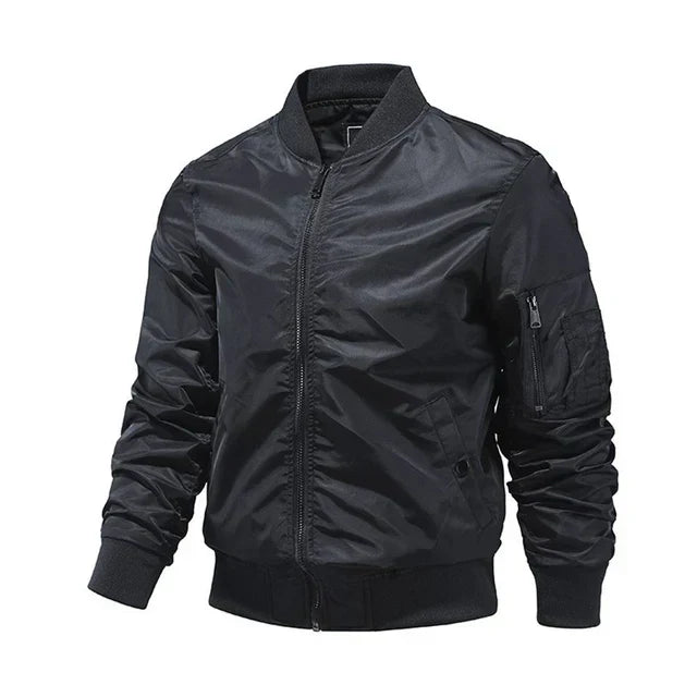 Casual Outdoor Bomberjack met Rits voor Heren – Thomas