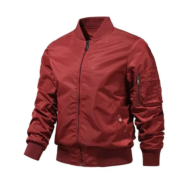 Casual Outdoor Bomberjack met Rits voor Heren – Thomas