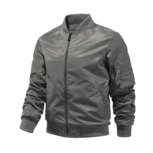 Casual Outdoor Bomberjack met Rits voor Heren – Thomas