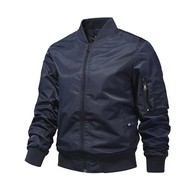 Casual Outdoor Bomberjack met Rits voor Heren – Thomas