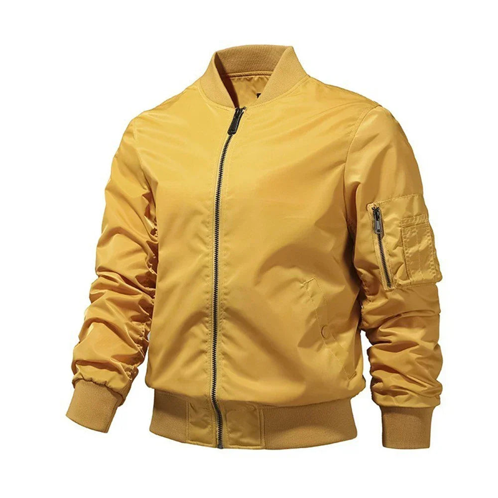 Casual Outdoor Bomberjack met Rits voor Heren – Thomas