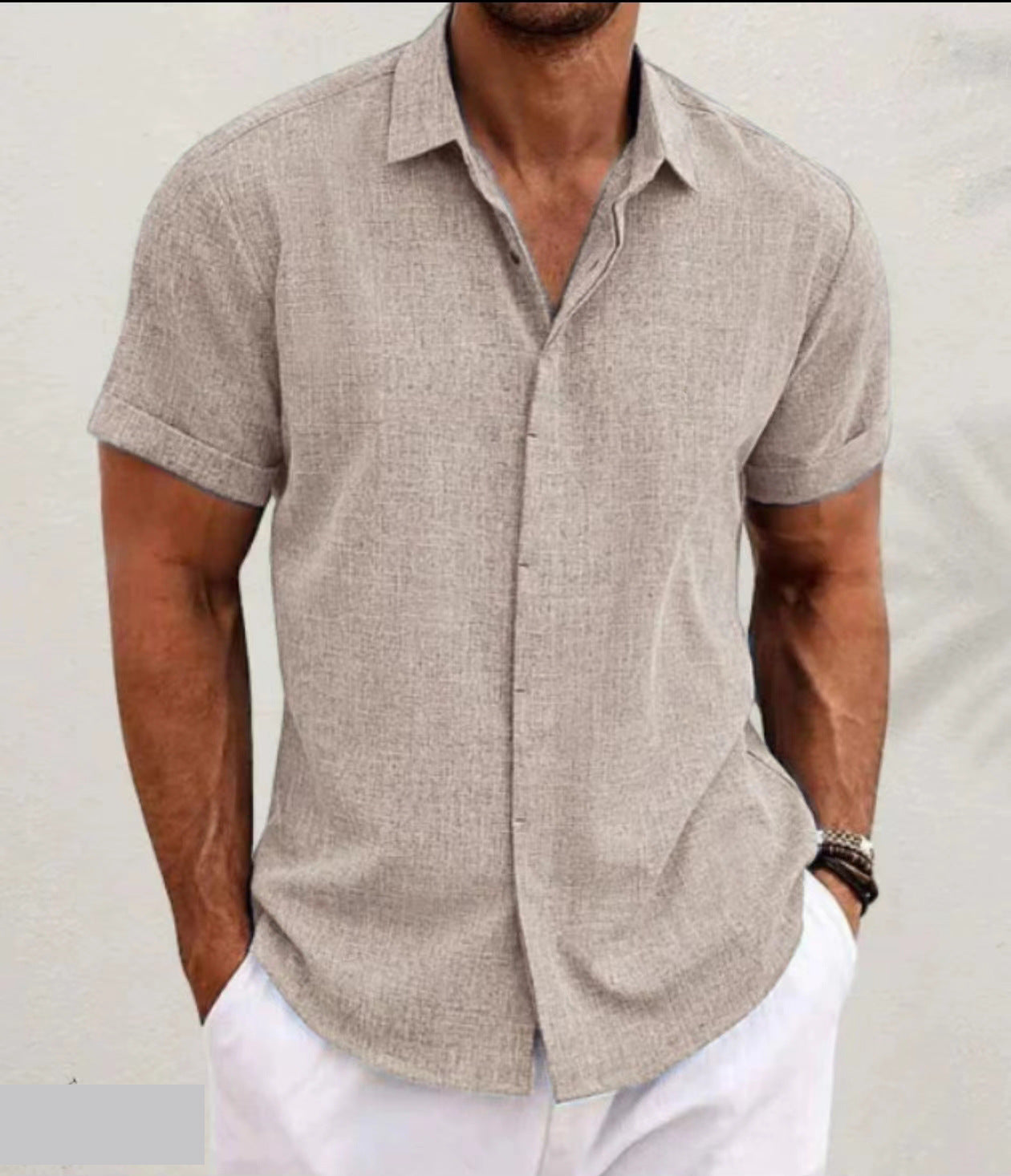 Korte Mouwen Overhemd Casual en Comfortabel – Axton