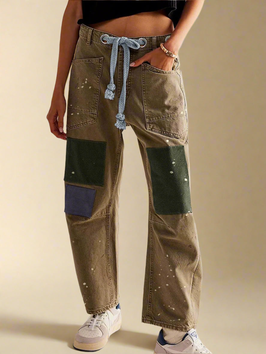 Brede Comfortabele Katoenen Broek voor Dagelijks Gebruik – UrbanVibe