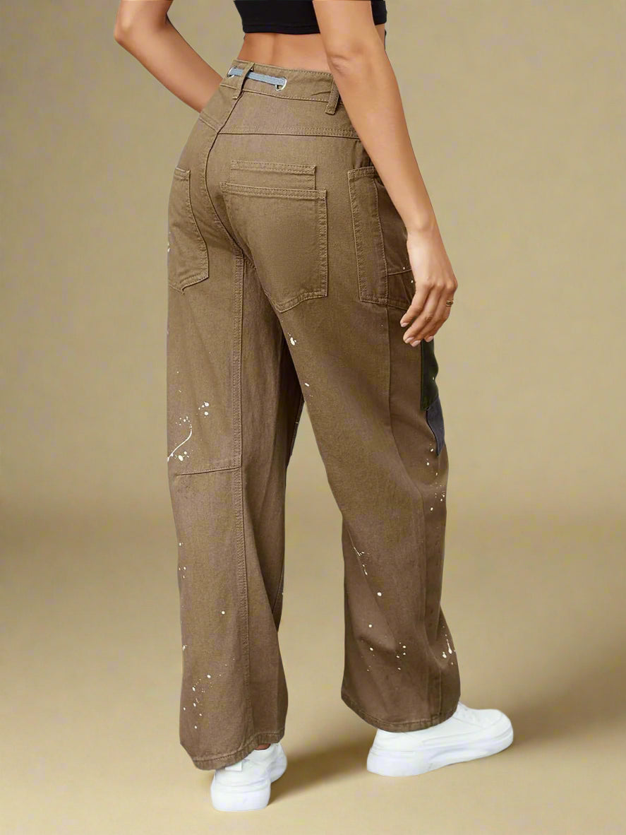 Brede Comfortabele Katoenen Broek voor Dagelijks Gebruik – UrbanVibe