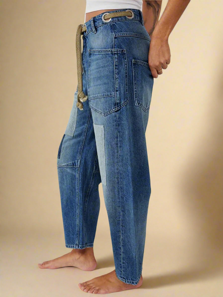 Brede Comfortabele Katoenen Broek voor Dagelijks Gebruik – UrbanVibe