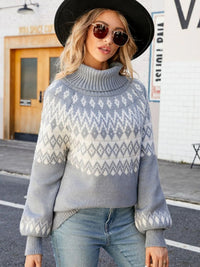 Scandinavische gebreide coltrui – Adriana