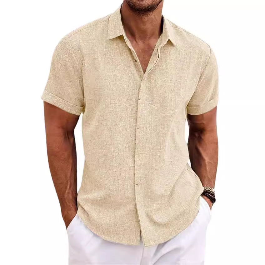 Korte Mouwen Overhemd Casual en Comfortabel – Axton