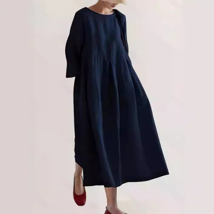 Linnen Maxi Jurk Elegant Zomercomfort Look – Nuvira