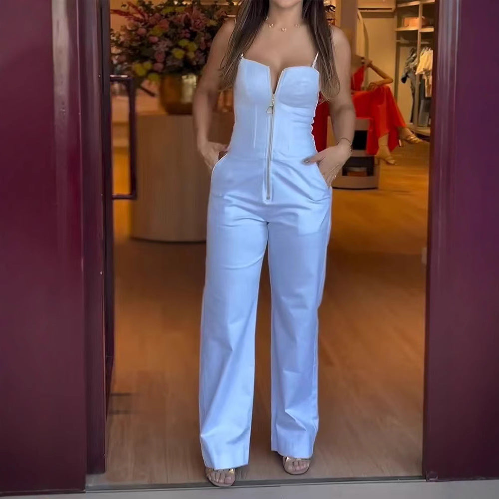Elegante dames jumpsuit met flatterende pasvorm – Elvaria