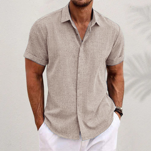 Luchtige Heren Zomerblouse met Knoopsluiting – Mark