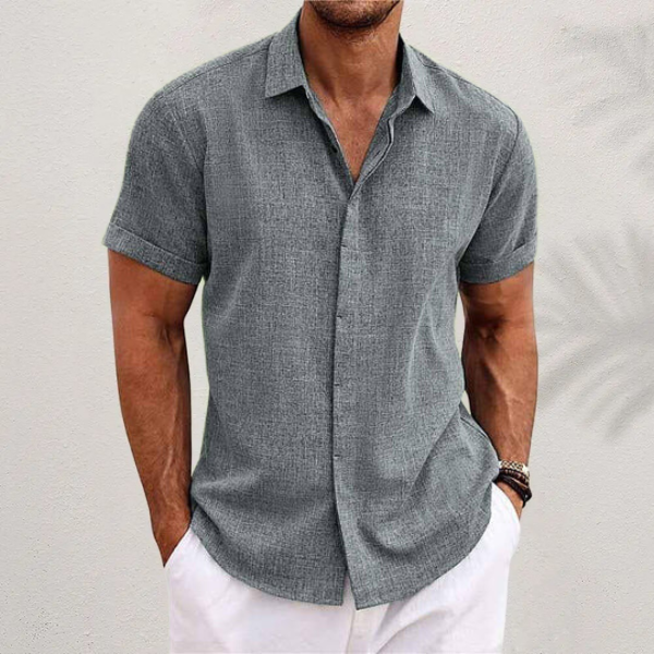 Lente zomer herenoverhemd ademend comfortabel stijl – Renovar