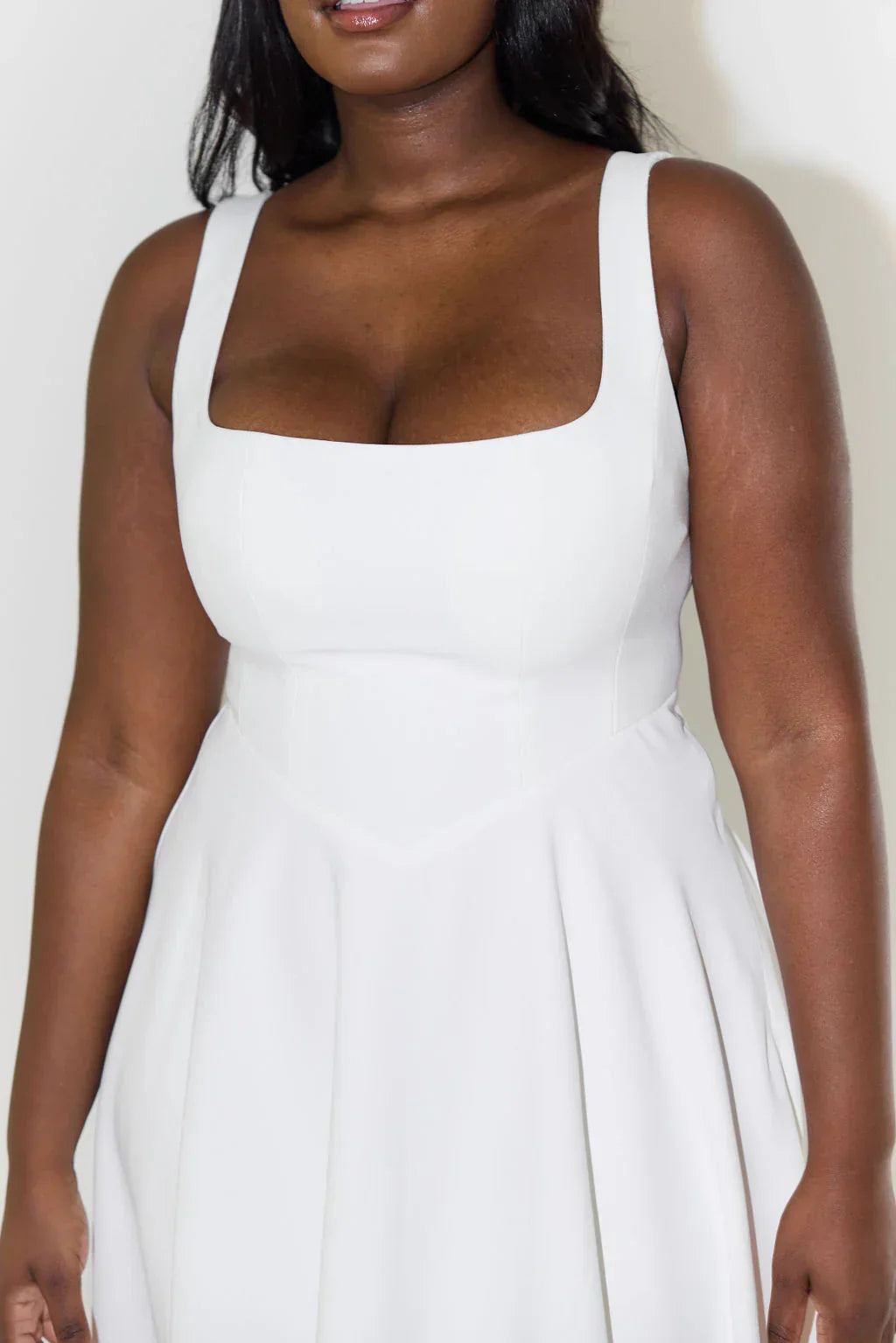 Elegante dames midi-jurk met relaxte pasvorm – Novelle