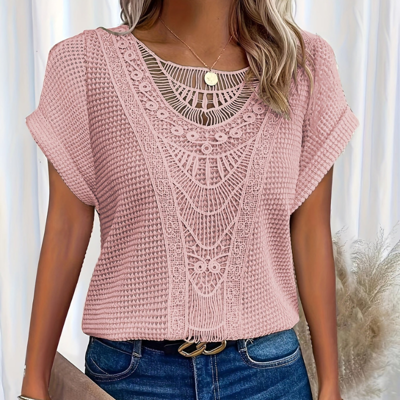 Zomerblouse voor dames met ademend katoen – Liva