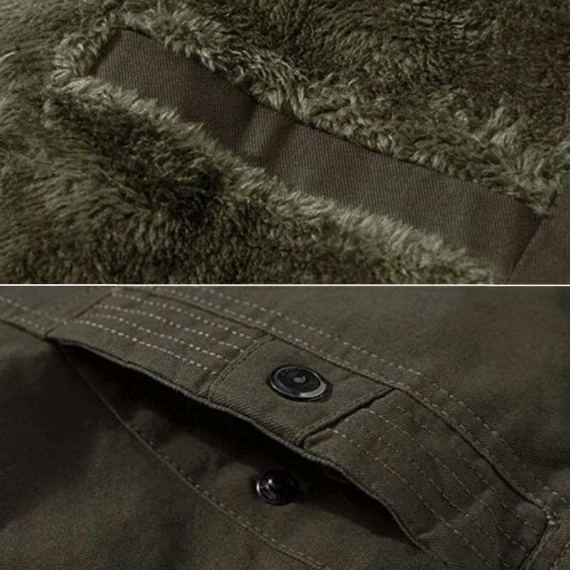 Warme winterjas met tijdloos design voor heren – Cas