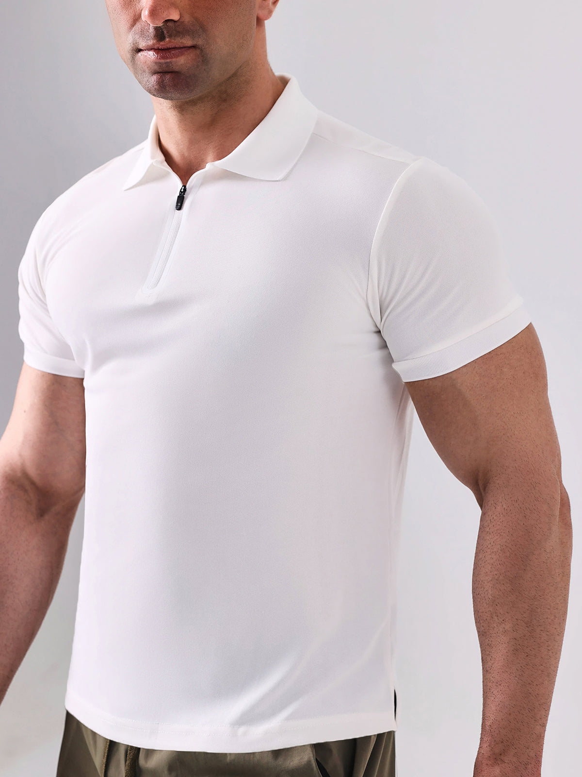 Polo Shirt Heren Korte Mouw met Rits – Daan