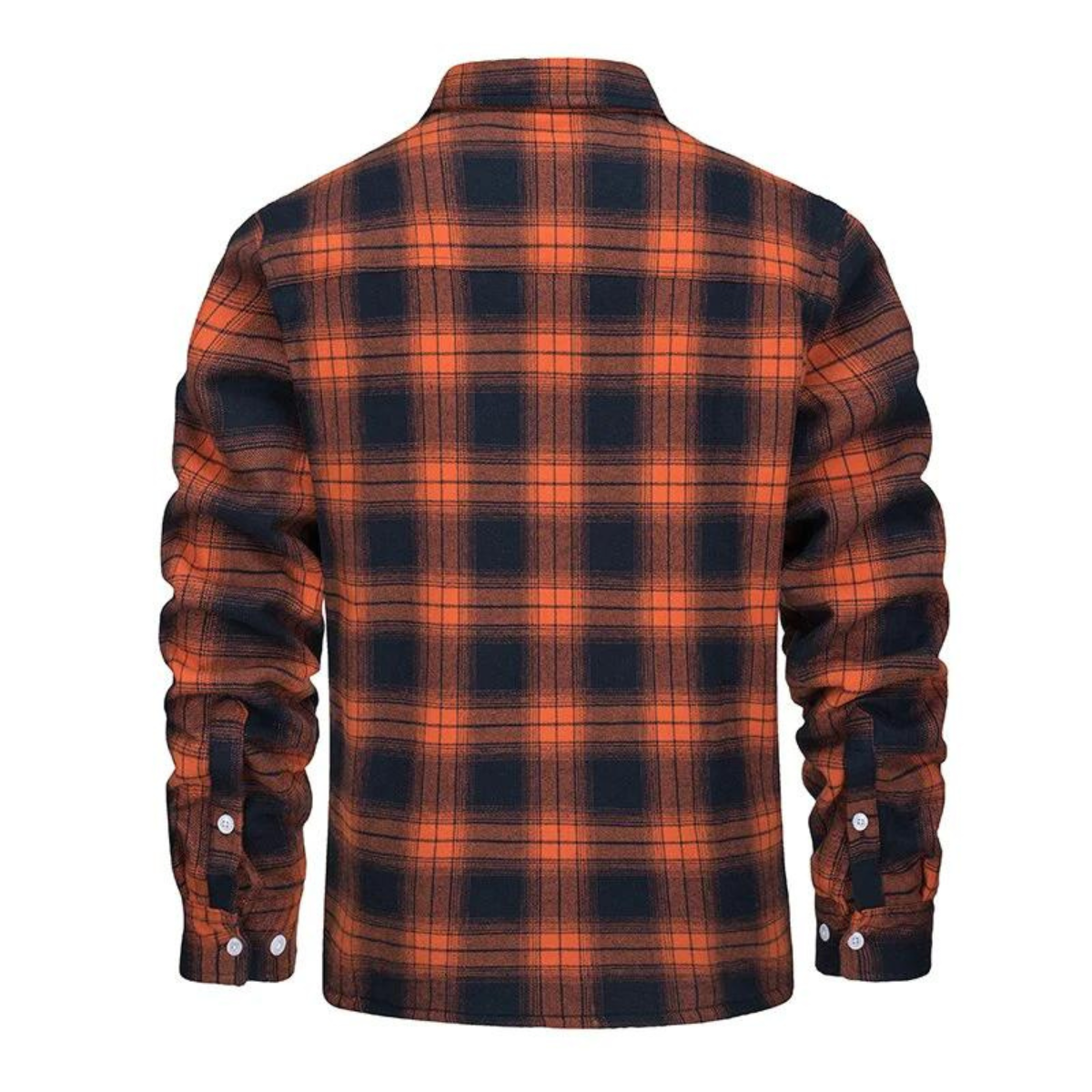 Geruite fleece jas voor heren – Thomas