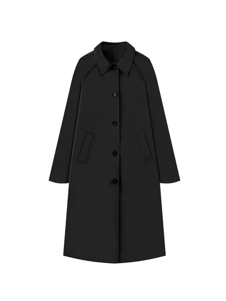 Lente Trenchcoat voor Dames met Ruitvoering – Maud