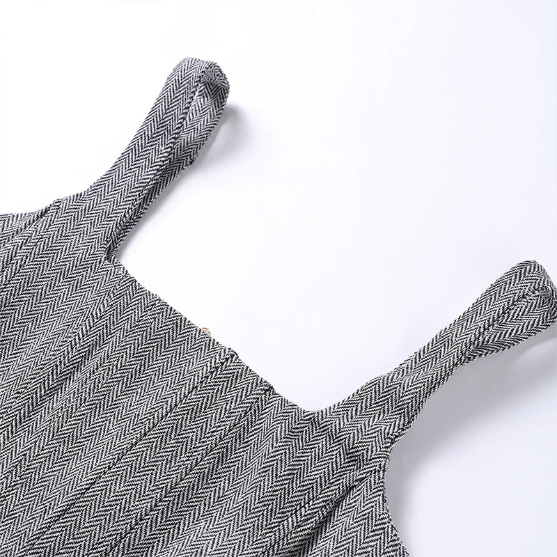 Visgraat top, jas en broek set voor dames – Olivia