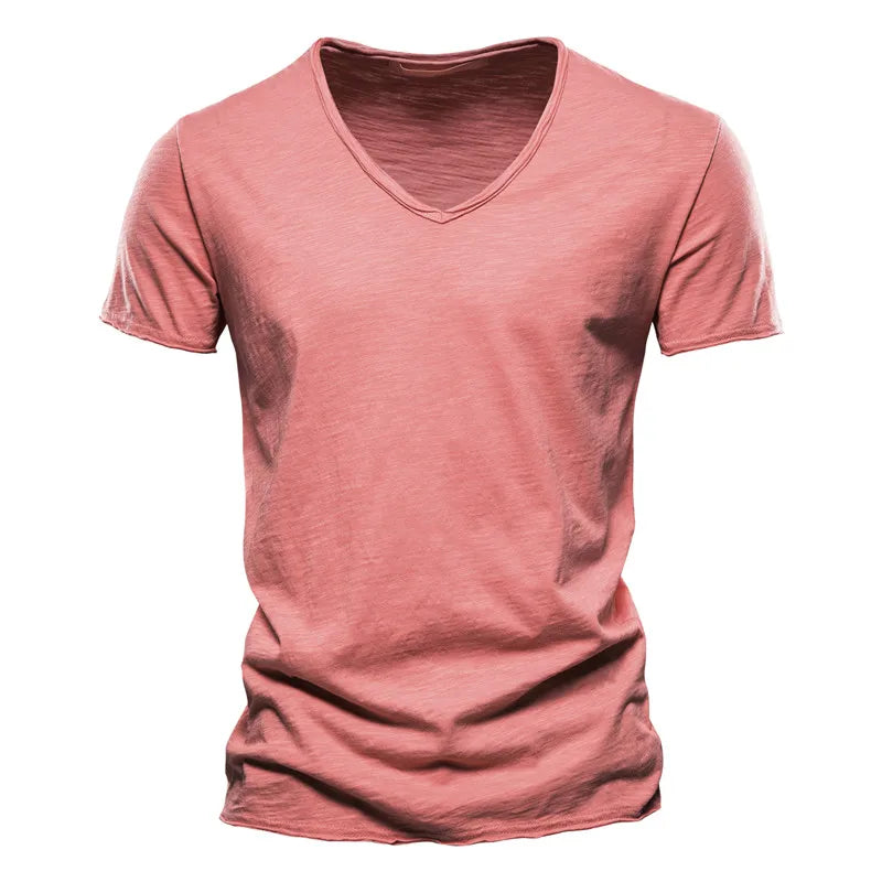 Ademend katoenen zomershirt met slim fit – Milan