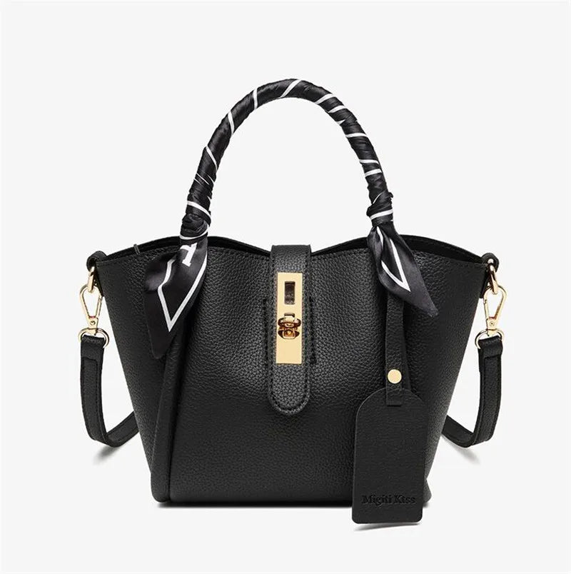 Elegante schoudertas met clutch en sjaaltje – Lumiéra