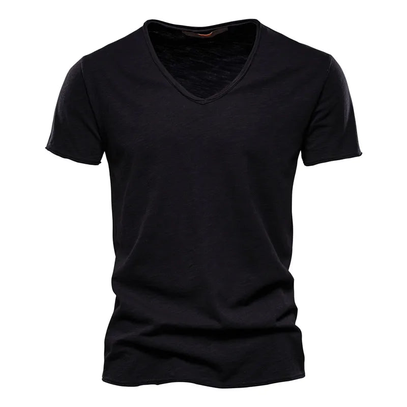 Ademend katoenen zomershirt met slim fit – Milan