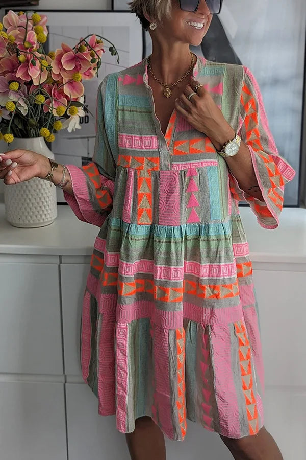 Elegante midi jurk voor lente en zomer – Kiki