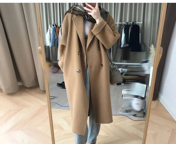 Elegante wintermantel met luxe afwerking voor dames – Evelyn