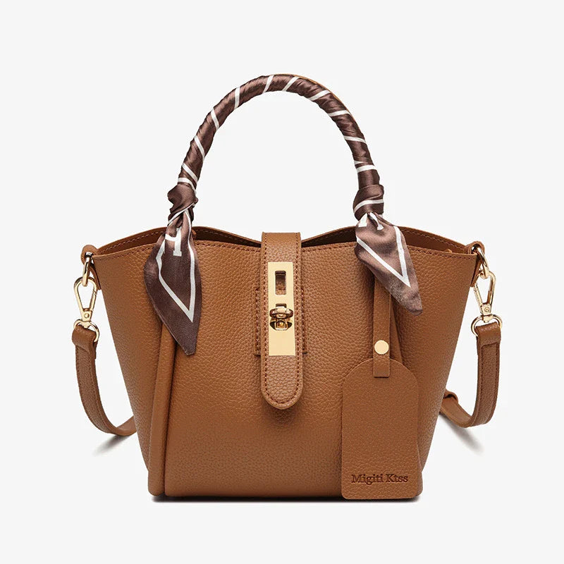 Elegante schoudertas met clutch en sjaaltje – Lumiéra