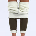 Thermo Legging voor Dames met Hoge Taille en Fleecevoering – Alvara