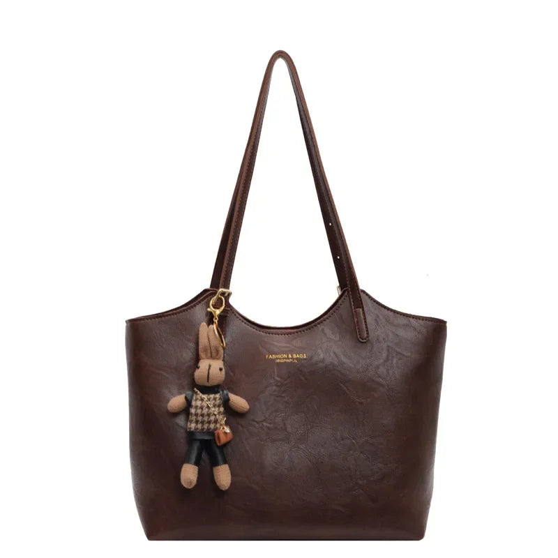 Vintage vegan tote bag met charme voor dames – Elvyna