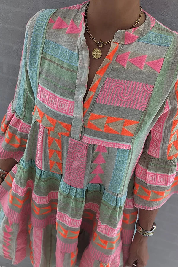 Elegante midi jurk voor lente en zomer – Kiki